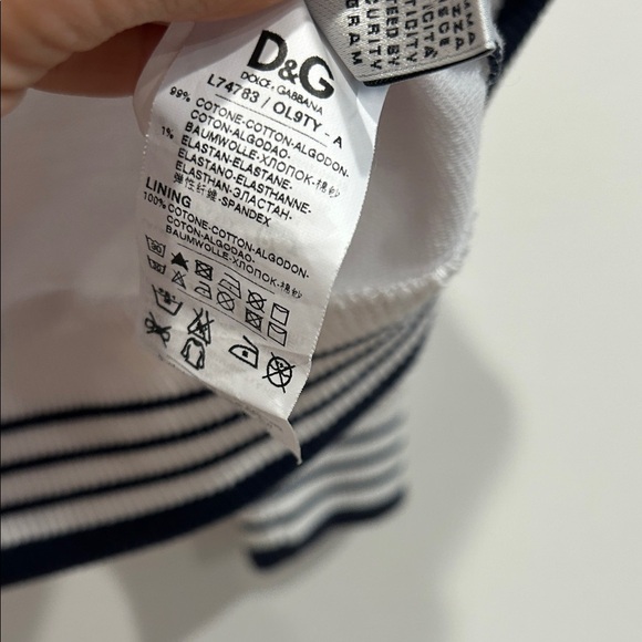 Dolce & Gabbana White Sailing Master Zip-Up Hoodie large juniors - Picture 8 of 10